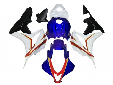 Carenagens Moto Honda CBR600RR 2007-2008 - Branco Azul Vermelho Preto Brilhante