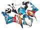 Carenagens Moto Honda CBR600RR 2007-2008 - Laranja Branco Vermelho Azul Repsol