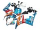 Carenagens Moto Honda CBR600RR 2007-2008 - Laranja Branco Vermelho Azul Repsol