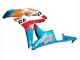 Carenagens Moto Honda CBR600RR 2007-2008 - Laranja Branco Vermelho Azul Repsol