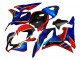 Carenagens Moto Honda CBR600RR 2007-2008 - Azul Vermelho Amarelo Preto Brilhante