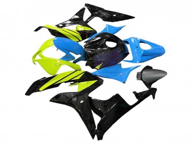 Carenagens Moto Honda CBR600RR 2007-2008 - Azul Amarelo Preto Brilhante