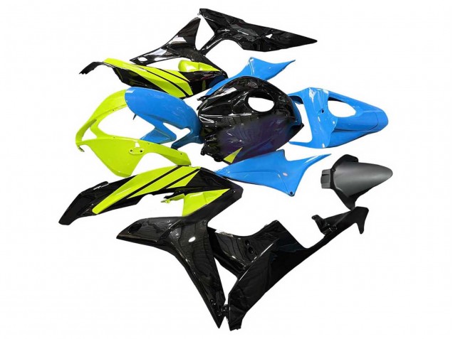 Carenagens Moto Honda CBR600RR 2007-2008 - Azul Amarelo Preto Brilhante