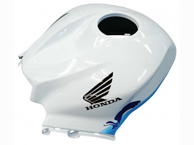Carenagens Moto Honda CBR600RR 2007-2008 - Branco Azul Claro Preto Brilhante