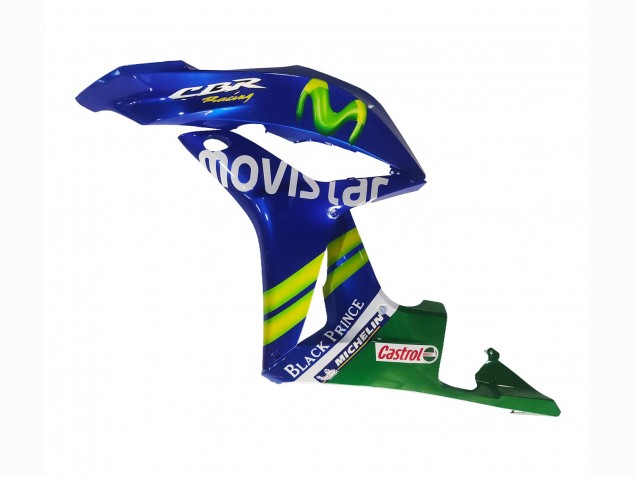 Carenagens Moto Honda CBR600RR 2007-2008 - Azul Verde MoviStar Castrol