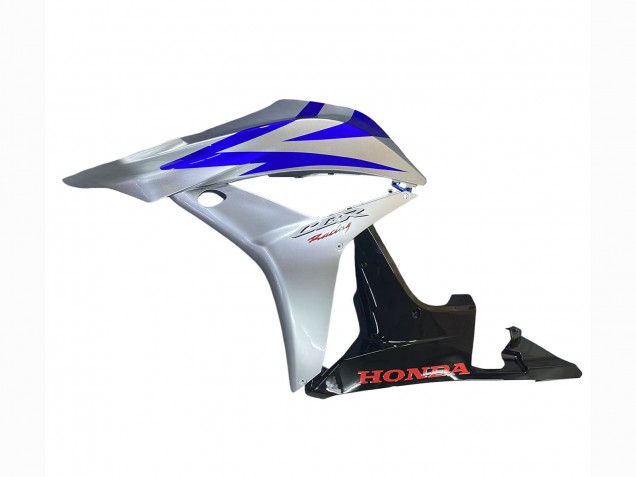 Carenagens Moto Honda CBR600RR 2007-2008 - Prata Azul Preto Brilhante Corrida