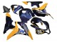 Carenagens Moto Honda CBR600RR 2007-2008 - Laranja Azul Escuro Trick Star 06