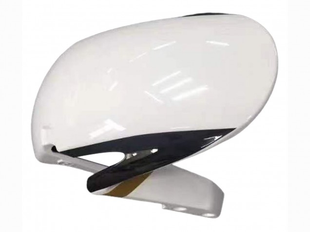 Carenagem Moto Honda CBR600RR 2007-2008 - Branco Ouro Preto Brilhante Playboy