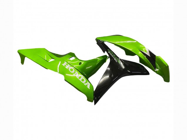 Kits Carenagem Moto Honda CBR600RR 2007-2008 - Verde Preto Brilhante