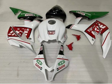 Carenagens Moto Honda CBR600RR 2007-2008 - Branco Verde Vermelho Castrol