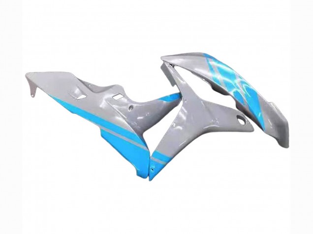 Carenagens Moto Honda CBR600RR 2007-2008 - Cinzento Brilhante Azul Claro
