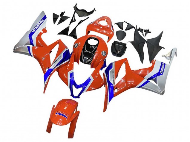 Carenagens Moto Honda CBR600RR 2007-2008 - Prata Azul Vermelho HRC