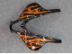 Carenagens Moto Honda CBR600RR 2007-2008 - Preto Brilhante Laranja Chama