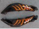 Carenagens Moto Honda CBR600RR 2007-2008 - Preto Brilhante Laranja Chama