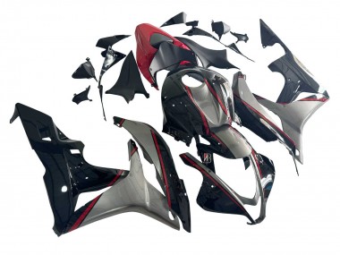 Carenagens Moto Honda CBR600RR 2007-2008 - Prata Vermelho Preto Brilhante