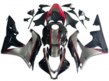 Carenagens Moto Honda CBR600RR 2007-2008 - Prata Vermelho Preto Brilhante