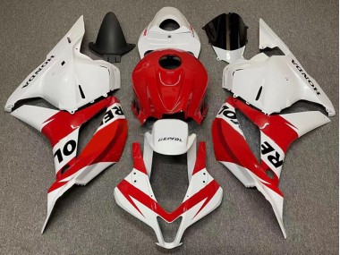 Carenagens Moto Honda CBR600RR 2007-2008 - Branco Vermelho Repsol