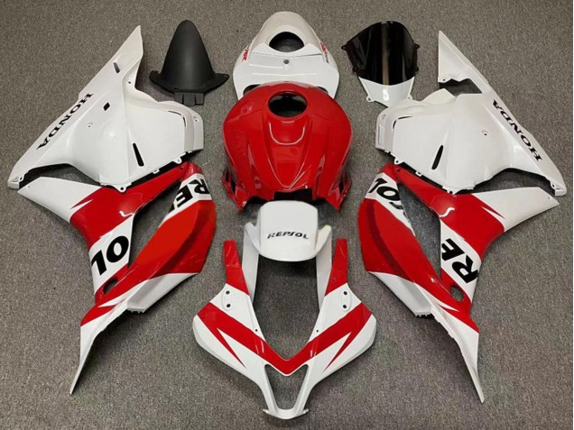 Carenagens Moto Honda CBR600RR 2007-2008 - Branco Vermelho Repsol