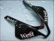Carenagens Moto Honda CBR600RR 2007-2008 - Preto Brilhante Branco West