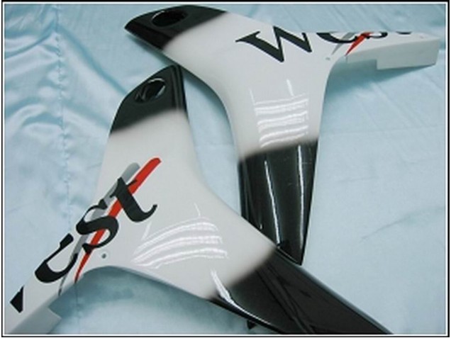 Carenagens Moto Honda CBR600RR 2007-2008 - Preto Brilhante Branco West