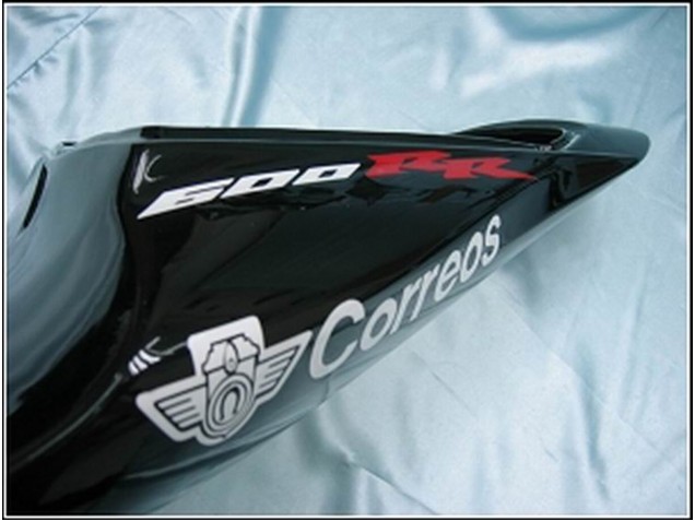 Carenagens Moto Honda CBR600RR 2007-2008 - Preto Brilhante Branco West