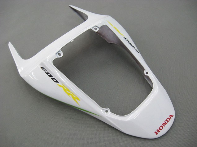 Carenagens Moto Honda CBR600RR 2007-2008 - Branco Verde Amarelo Preto Brilhante Hannspree