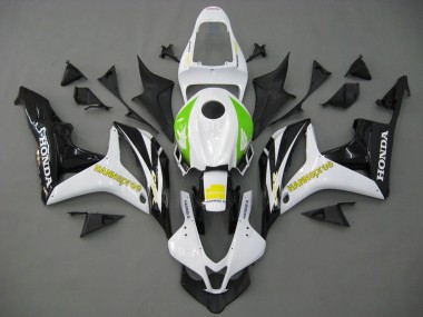 Carenagens Moto Honda CBR600RR 2007-2008 - Branco Verde Amarelo Preto Brilhante Hannspree
