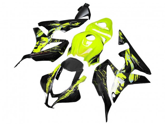 Carenagens Moto Honda CBR600RR 2007-2008 - Amarelo Preto Brilhante