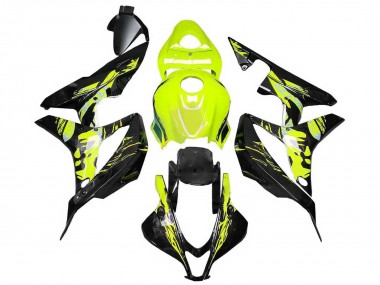 Carenagens Moto Honda CBR600RR 2007-2008 - Amarelo Preto Brilhante
