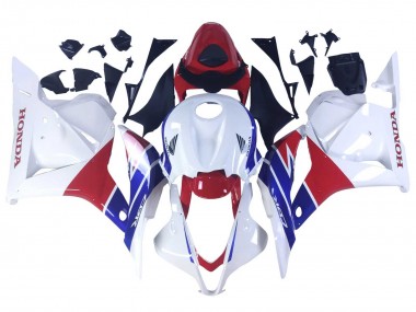 Carenagens Moto Honda CBR600RR 2009-2012 - Branco Vermelho Azul
