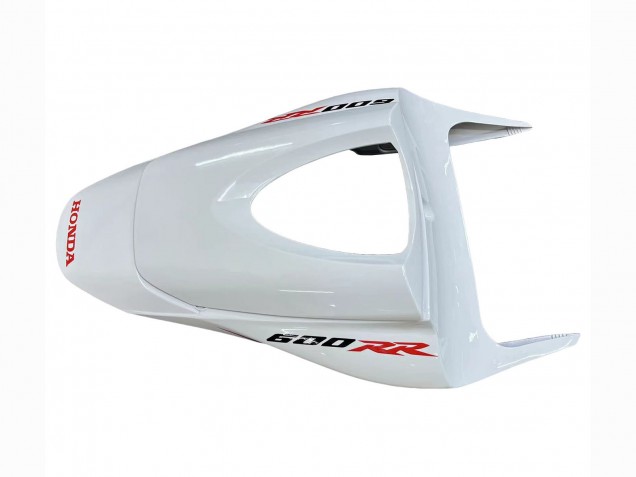 Carenagem Moto Honda CBR600RR 2009-2012 - Branco Vermelho Preto Brilhante