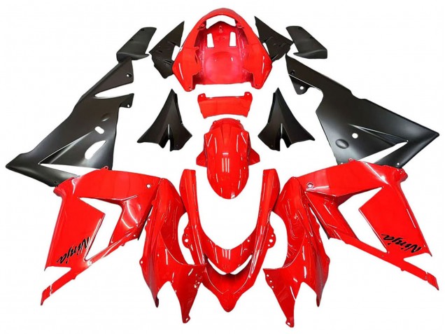 Carenagens Moto Kawasaki ZX10R 2004-2005 - Vermelho Preto Ninja