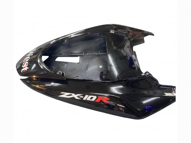 Carenagens Moto Kawasaki ZX10R 2004-2005 - Branco Preto West Ninja