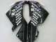 Carenagens Moto Kawasaki ZX10R 2004-2005 - Branco Preto West Ninja