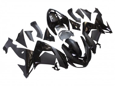 Carenagens Moto Kawasaki ZX10R 2006-2007 - Preto Fosco Preto Brilhante