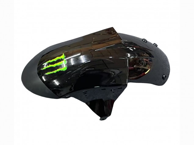 Carenagens Moto Kawasaki ZX10R 2006-2007 - Cinzento Amarelo Preto Brilhante Monstro Elf