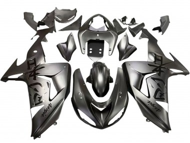 Carenagens Moto Kawasaki ZX10R 2006-2007 - Cinzento Fosco