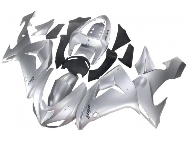 Carenagens Moto Kawasaki ZX10R 2006-2007 - Prata Preto Ninja