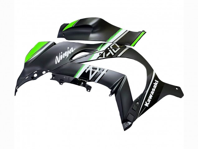 Carenagens Moto Kawasaki ZX10R 2016-2020 - Preto Fosco Verde Branco Ninja