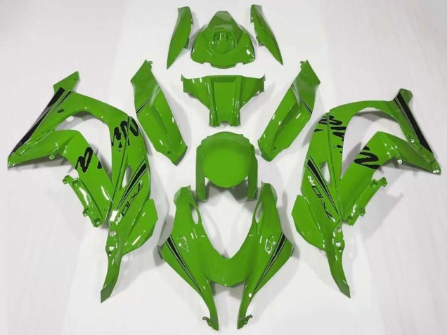 Carenagem Moto Kawasaki ZX10R 2016-2020 - Verde Preto