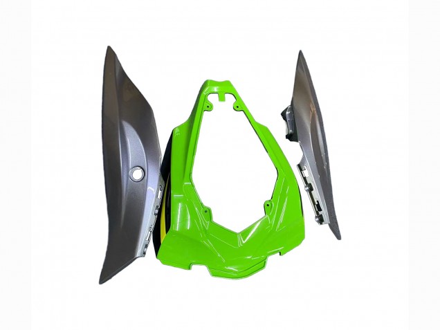 Carenagens Moto Kawasaki ZX10R 2016-2020 - Verde Vermelho Cinzento