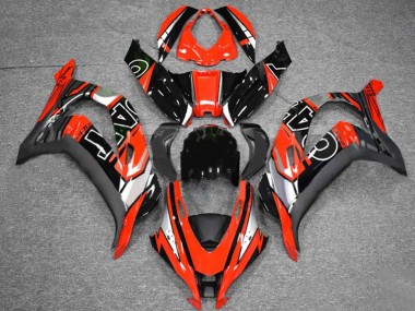 Carenagens Moto Kawasaki ZX10R 2016-2020 - Vermelho Prata Preto Brilhante