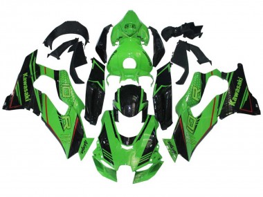 Carenagens Moto Kawasaki ZX10R 2021-2025 - Verde Preto Brilhante