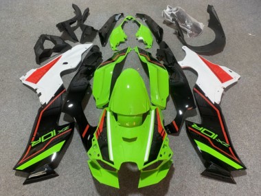 Carenagens Moto Kawasaki ZX10R 2021-2025 - Verde Preto Laranja Branco