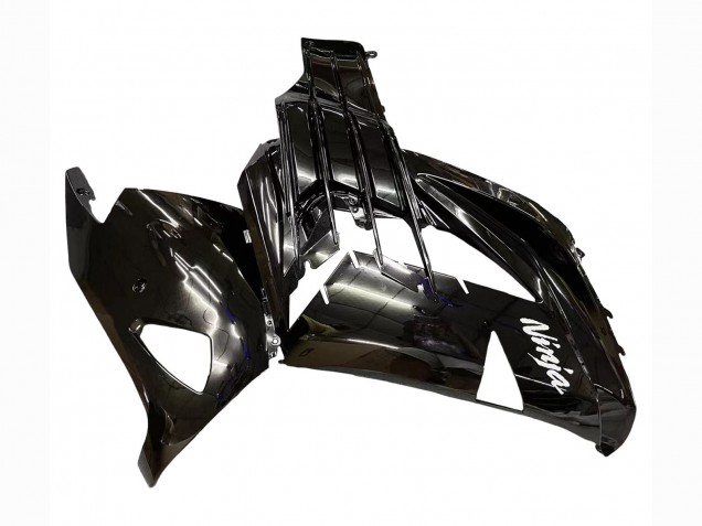 Carenagens Moto Kawasaki ZX14R ZZR1400 2012-2024 - Preto Brilhante Preto Fosco Branco Ninja