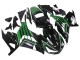 Carenagens Moto Kawasaki ZX14R ZZR1400 2012-2024 - Verde Preto Brilhante Listra