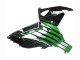Carenagens Moto Kawasaki ZX14R ZZR1400 2012-2024 - Verde Preto Brilhante Listra