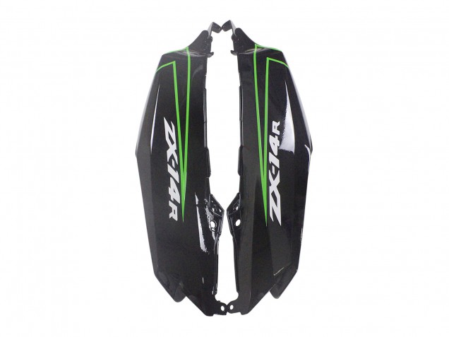 Carenagens Moto Kawasaki ZX14R ZZR1400 2012-2024 - Verde Preto Brilhante Listra