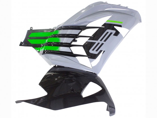 Carenagens Moto Kawasaki ZX14R ZZR1400 2012-2024 - Cinzento Verde Preto