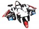 Carenagens Moto Kawasaki ZX6R 2000-2002 - Preto Brilhante Vermelho Azul Vermelho PlayStation 2